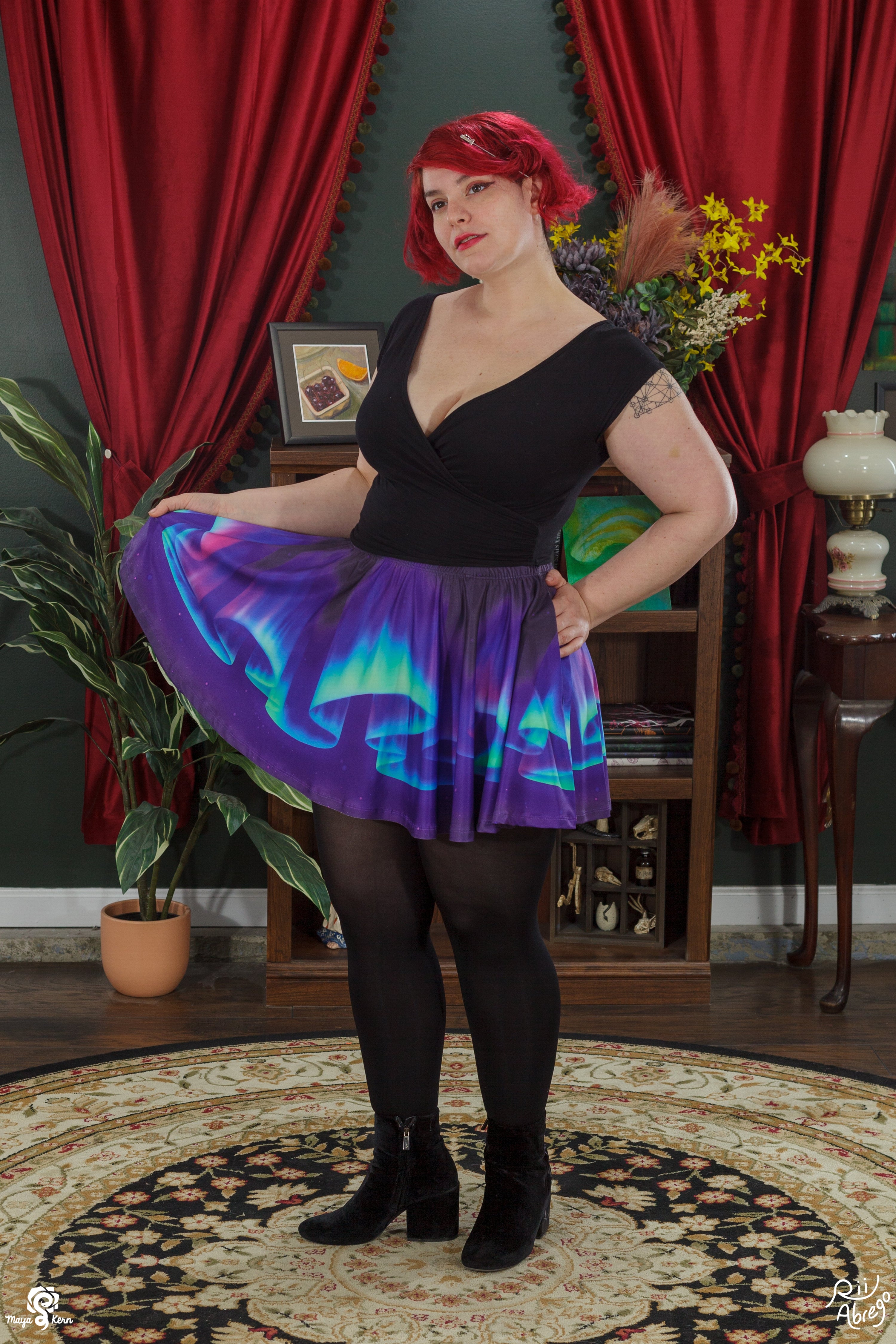 Collab: Rii Abrego Aurora Miniskirt