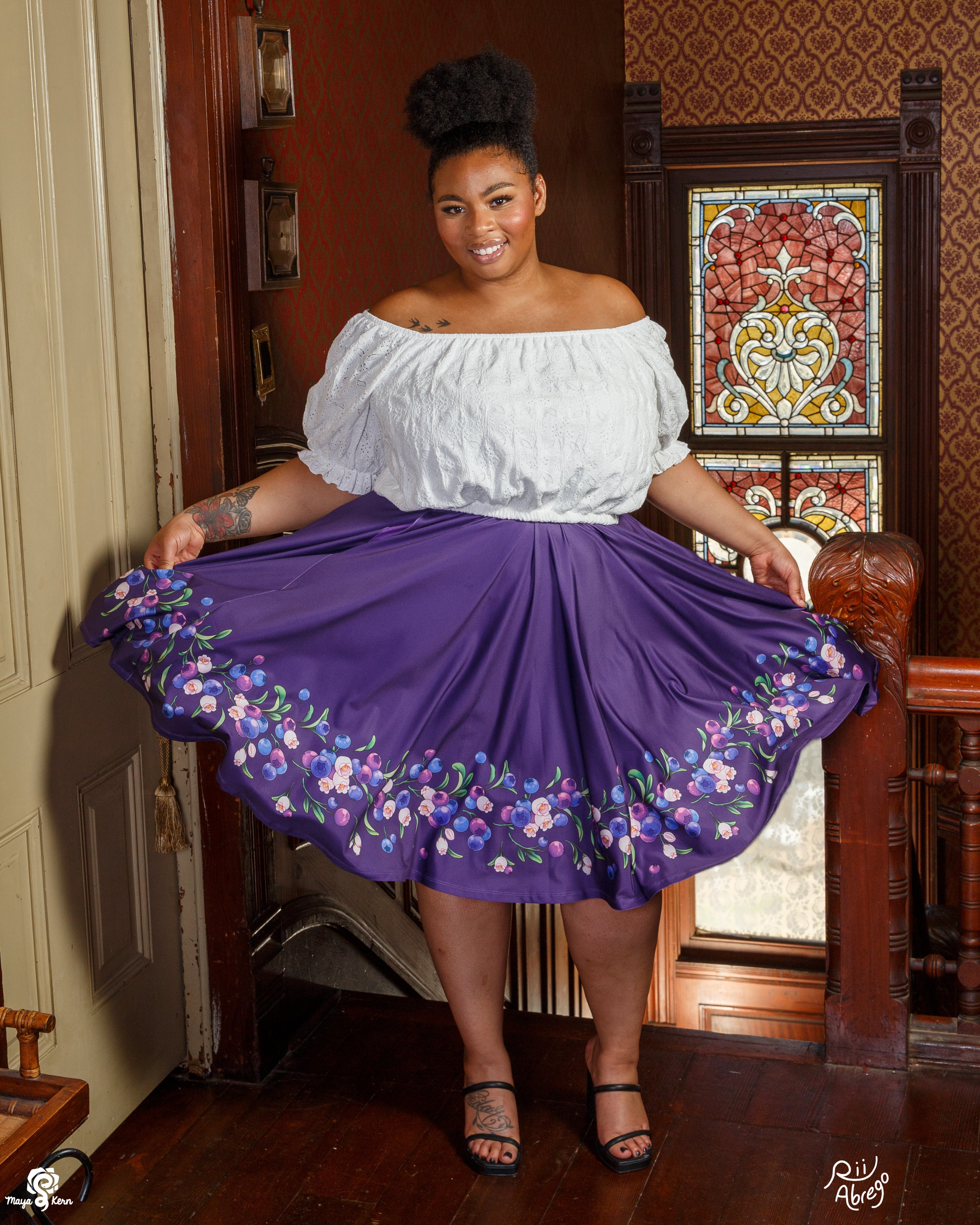 Purple skirt canada best sale