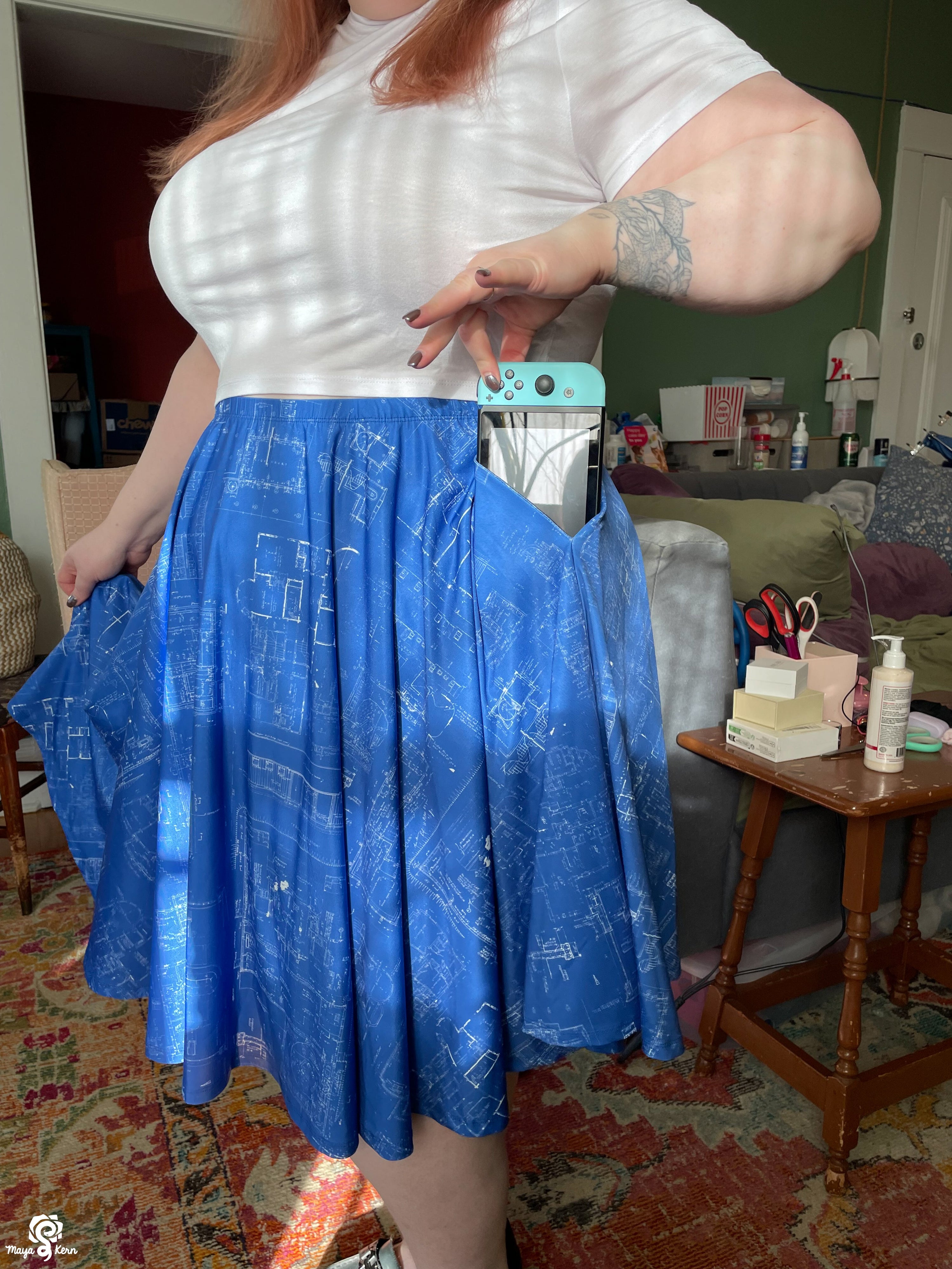 Blueprint Midi Skirt