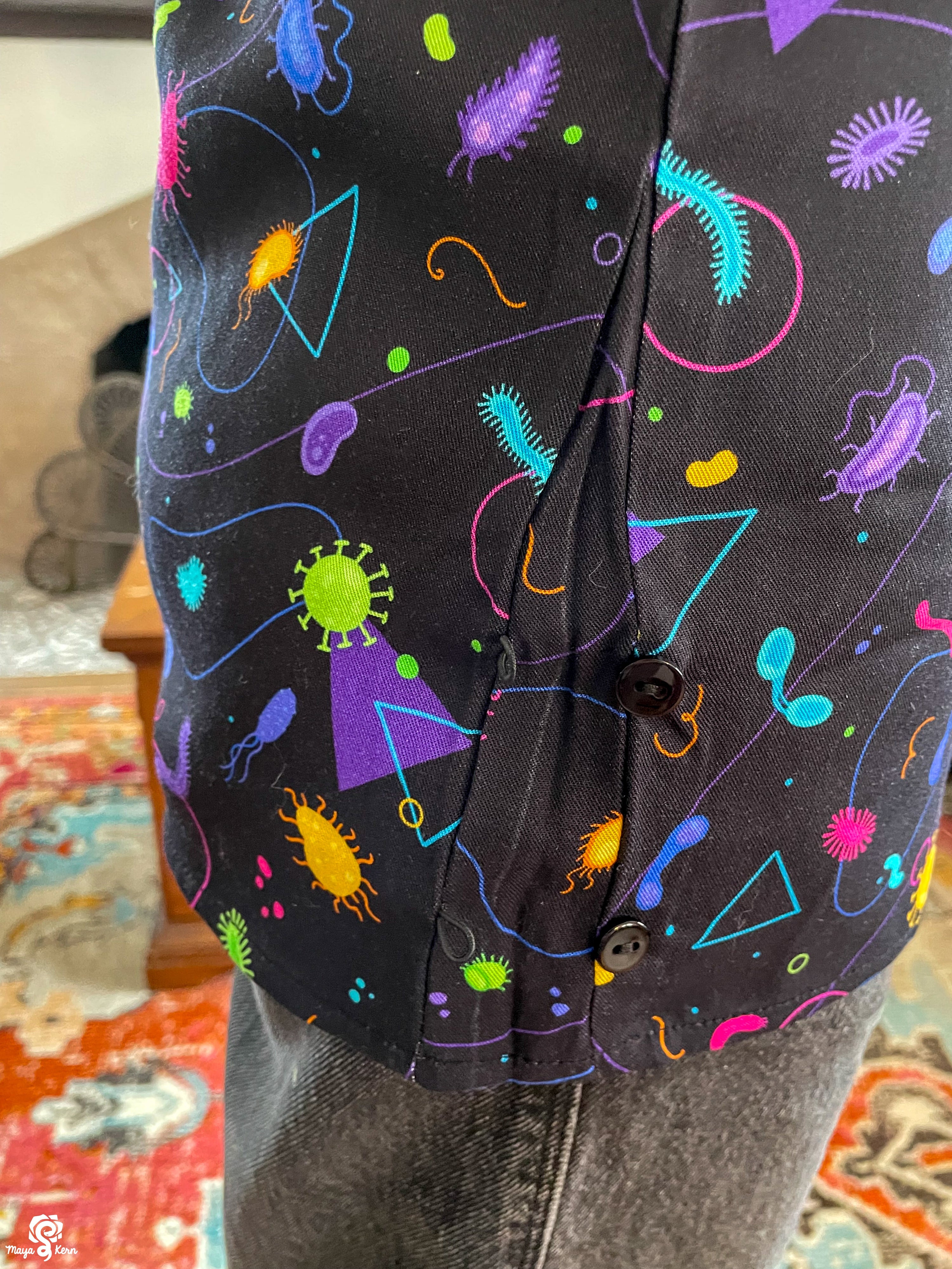 Microorganism Button-Up Shirt