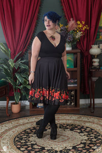 COLLAB: Rii Abrego Pomegranate Midi Skirt