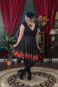 COLLAB: Rii Abrego Pomegranate Midi Skirt
