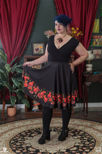 COLLAB: Rii Abrego Pomegranate Midi Skirt