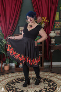 COLLAB: Rii Abrego Pomegranate Midi Skirt