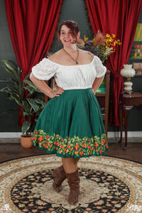 COLLAB: Sergle Cherry Tomato Midi Skirt