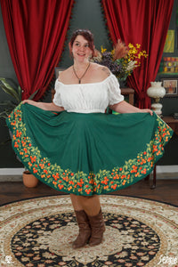 COLLAB: Sergle Cherry Tomato Midi Skirt